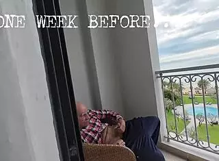 Old Man Pushes Stinky Asshole on Girl's Face