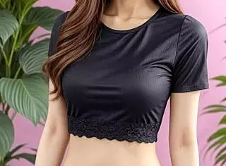 Cute Kawaii Japanese Lingerie Models Barefoot