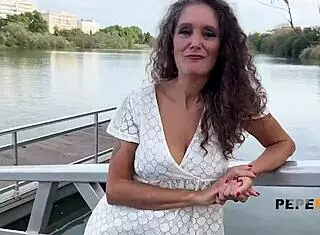 I'm the gilf Mavi Bubbly craving that young cock double dose. Give this mature Spanish granny a rough cowgirl ride now.