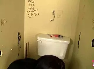 oh man while sitting on the toilet enchanting angelica really enjoys jerking off that big cock