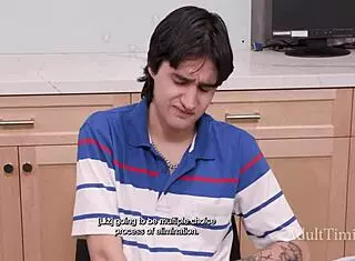 Liv Revamped's classroom ASS EXAM cram with rough cowgirl ride!