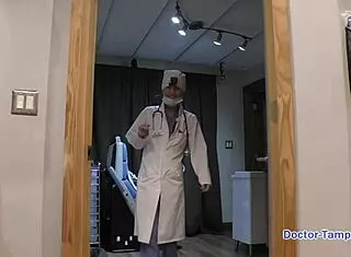 brunette blaire celeste becomes corporate slave under dr tampa in backstage florida scenes with gaping shaved pussy and face fucking