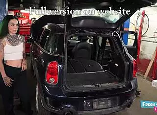 Fresh & Innocent - A Teen Babe Is Fucked Hard By Her Mechanic With Deepthroat And Tight Pussy Action