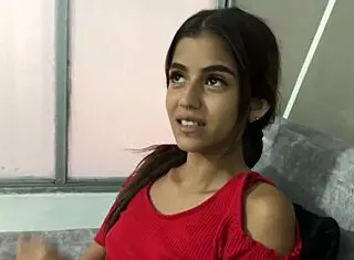 small stepsister fulfills my dream with blowjob and cum on her young face in interracial homemade first time with ebony latina kissing spitting and dirty talk