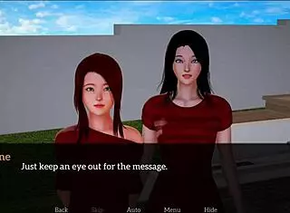 subtle hints of small tits on redhead in my new family 116