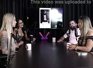 Jogo Do Tinder Quem Ela Deu Match with Juli Figueir� and Felipe Larrossa in Sheer Red Lingerie