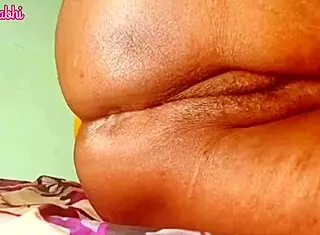 Hey, Desi bhabhi, why shove that cucumber deep into your shaved wet pussy?