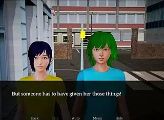 subtle hints of small tits on redhead in my new family 116