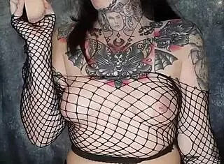 Goth girlfriend asks, ready to ride this vibrating dildo to my wild orgasm?
