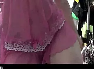 Amateur young sexy latina shows lingerie panties homemade