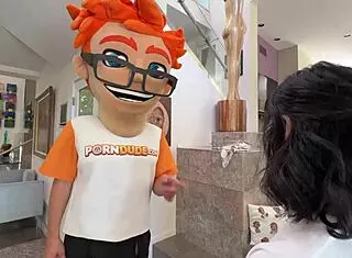 From fast food to fast times Lysagna Delray rides the PornDude pepperoni in mouth-watering casting