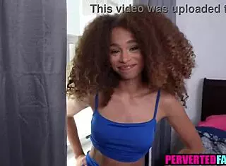 Ebony Teen 18+ Bribes Stepbrother With Pussy For Wild Taboo Fuck!