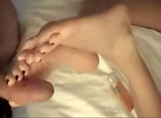 Erin Duval Demonstrates Footjob Techniques