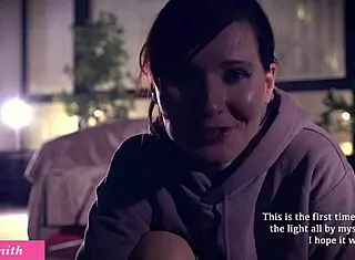 Bold Cozy Evening Masturbation Features Big Ass Bubble Butt Teasing With Dildo And Leg Flashing In Erotic Softcore