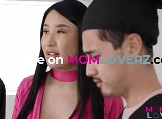 Crystal Rush and Suki Sin in stepmom swap graduation 😈