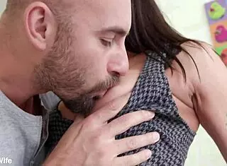 Lustful wife Eva Dark rides and sucks in cowgirl before facial cumshot!