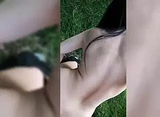 My step-cousin needed a bath but ended up getting fucked on the shore instead