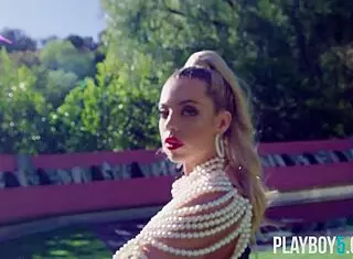 Round ass teen 18+ model blonde allie nicole hot posing for playboy. She strips with bubble butt solo softcore undressing as bombshell centerfold.