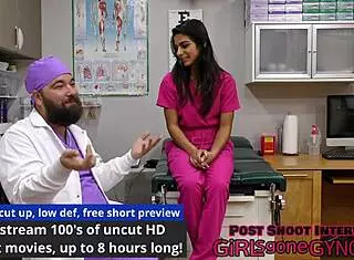 Tampa university entrance physical gets wild with misty addams spreading pussy and using toys 😏🍑