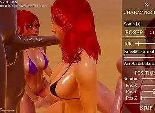 Wild Life Redheads Explode In Retro Blue Films Action!