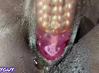 Perverse homemade threesome with squirting action and huge toys in amateur group fun