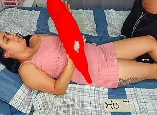 first real sex for traditional amateur wife in authentic couple's debut porno video 😈🍑