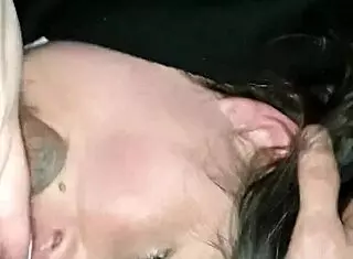 hey there check out this older woman sucking on joshua jisms big white cock in trick city action