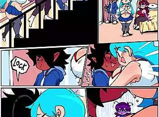 Threeway Comic Linkup In Fnf Porn Action