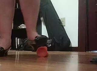 I, uh, love crushing that cock with my high heels in this fetish solo...
