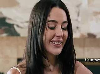 Seductive singles mixer hints at turning a straight hottie into a passionate lesbian encounter