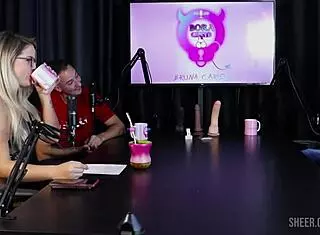 Compilados do jow jow features bruna carlos in bora cast on sheer red.