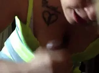 Ant g is getting his big monster cock sucked deepthroat with gagging and choking right