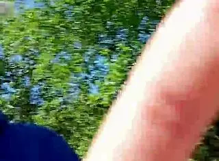 real behind the scenes outdoor deepthroat blowjob with big cock cumshot... i'm so horny pov!