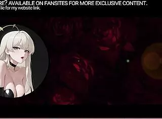 How does this f4m erotic audio make you submit to ember obedience with femdom strapon?