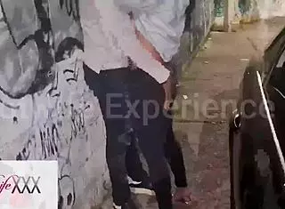 Amigo BBC Pirocudo Gives Ride to Best Friend's Wife but Can't Resist Fucking Her in Street. She Takes Monster Cock in Ass While Horny Cuckold Husband Watches Filled with Lust