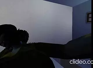 Sims character engages in anal activities