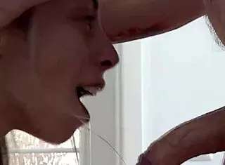 seeing candie cross in skirt and pigtails i grabbed her hair and drove cock deep