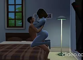 Sims character engages in anal activities