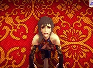 hey, check out this kung fu girl warrior in a wild sex battle - 3d hentai action