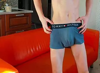 Naughty Twinks Private Bedroom Cock Pump & Blast