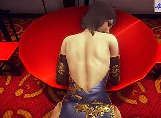 hey, check out this kung fu girl warrior in a wild sex battle - 3d hentai action