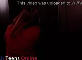 Student Sucks Cock At The Gloryhole