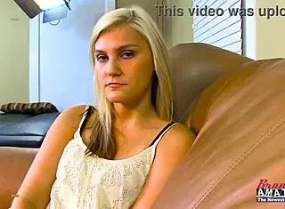 KINKY blonde COEDS Bailey and Olyssia SUCK twats and DICK in double doggystyle fun!