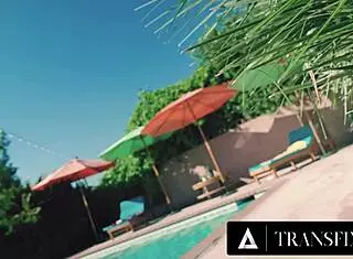 Curvy trans Eva Maxim draws in stacked milf neighbor Kenzie Taylor for intimate bareback encounter