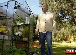 i can't resist this sexy big tit blonde milf jenna starr with huge butt getting fucked hard by diego perez in garden