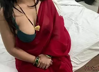 Divya Bhabhi With Husband Friend Kissing Shaved Pussy And Big Ass