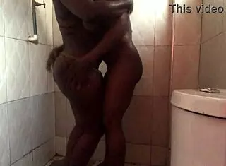Hey, you wanna enjoy this bathroom fun with my big ass curvy body bent over doggystyle for first time fingering?