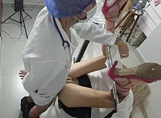 ginecologista loses cellphone with teen amateur ass masturbation cock cum pov massage humiliation creampie asshole cum on ass shaking dirty talk worshiping blindfolded