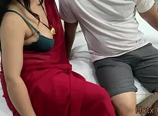 Divya Bhabhi With Husband Friend Kissing Shaved Pussy And Big Ass