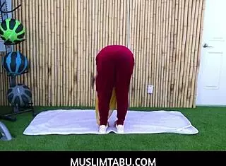 Muslimtabu - Arab Teen 18+ Wife Kira Perez Cheats With Her Personal Trainer With Hijab On